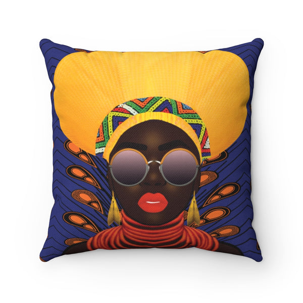 Zulu Queen Ankara Print Pillow Cover